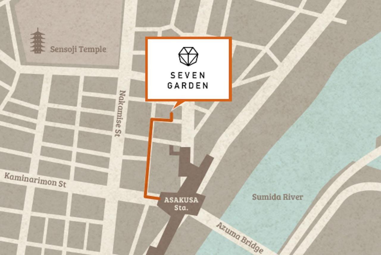 Hotel Seven Garden Tokió Kültér fotó
